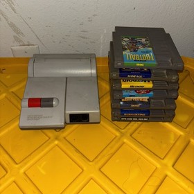Official Nintendo NES Top Loader System with NES max Controller! & 7games