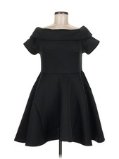 PrettyLittleThing Women Black Cocktail Dress 8