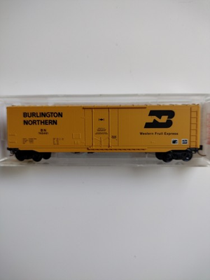 #ad Micro Trains N scale Burlington Northern 50’ Boxcar #38160 Rd #745461 NOS $19.99