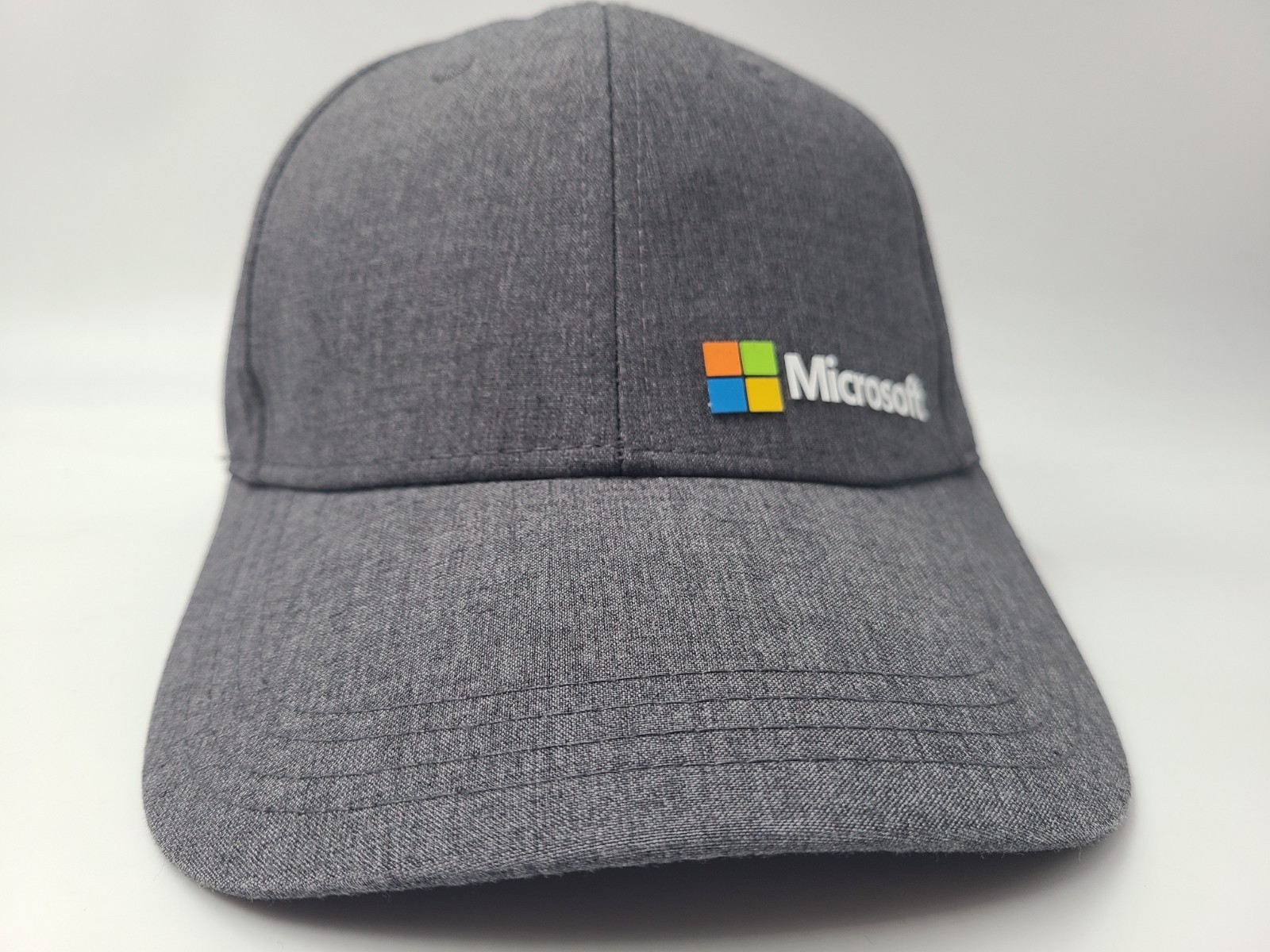 Microsoft Logo Strapback Adjustable Hat Cap Polye… - image 2