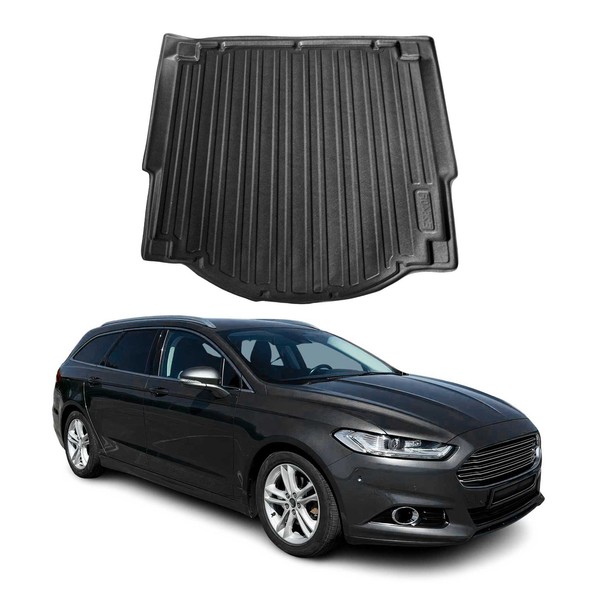 Kofferraumwanne Laderaumwanne FüR Ford Mondeo Mk5 Turnier 2014-2022 Gummi Tpe-image