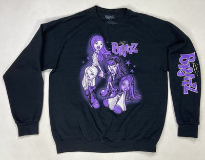 Bratz Graphic Crewneck Sweatshirt Women Large Black