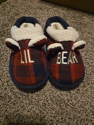 Lil Bear Dear Foam Slippers Kids 13-1
