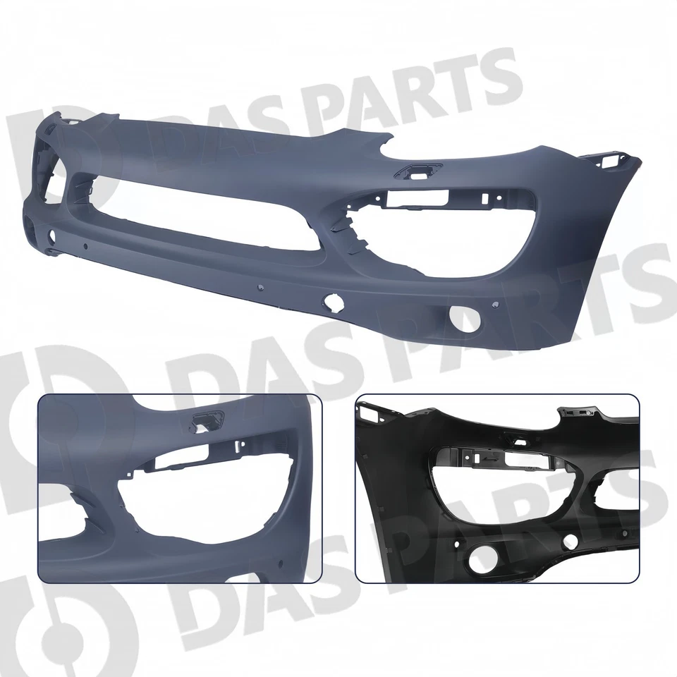 Complete Front Bumper Cover Grille Kit w/Valance Fit 2011-2014 Porsche Cayenne Foto 2 de 4