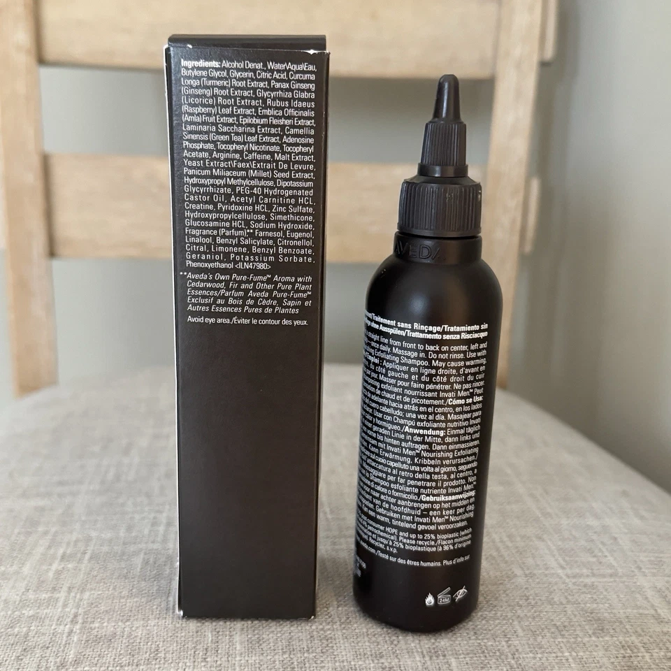 Aveda Invati Men Scalp Revitalizer Thinning Hair Treatment 4.2 oz New - Image 2 of 2