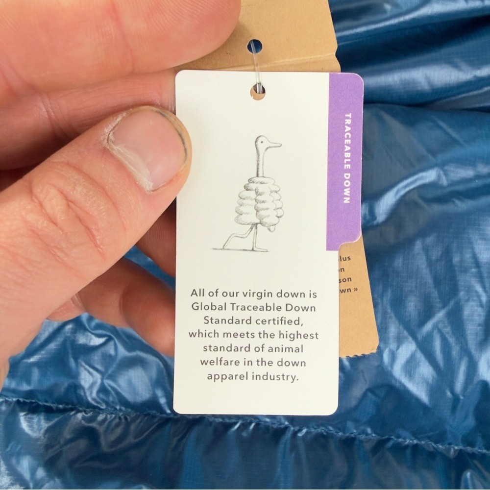 Patagonia NWT Men's Size Medium Fitz Roy Down Parka Balkan Blue 84571 Style thumbnail 9