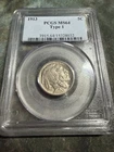 1913 BUFFALO NICKEL TYPE 1 MS64 - ORIGINAL LOOK, SEMI KEY DATE - PCGS GRADED