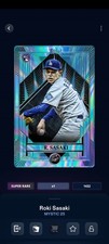 Topps Bunt 25 - Mystic 25 Roki Sasaki Rainbow Super Rare DIGITAL