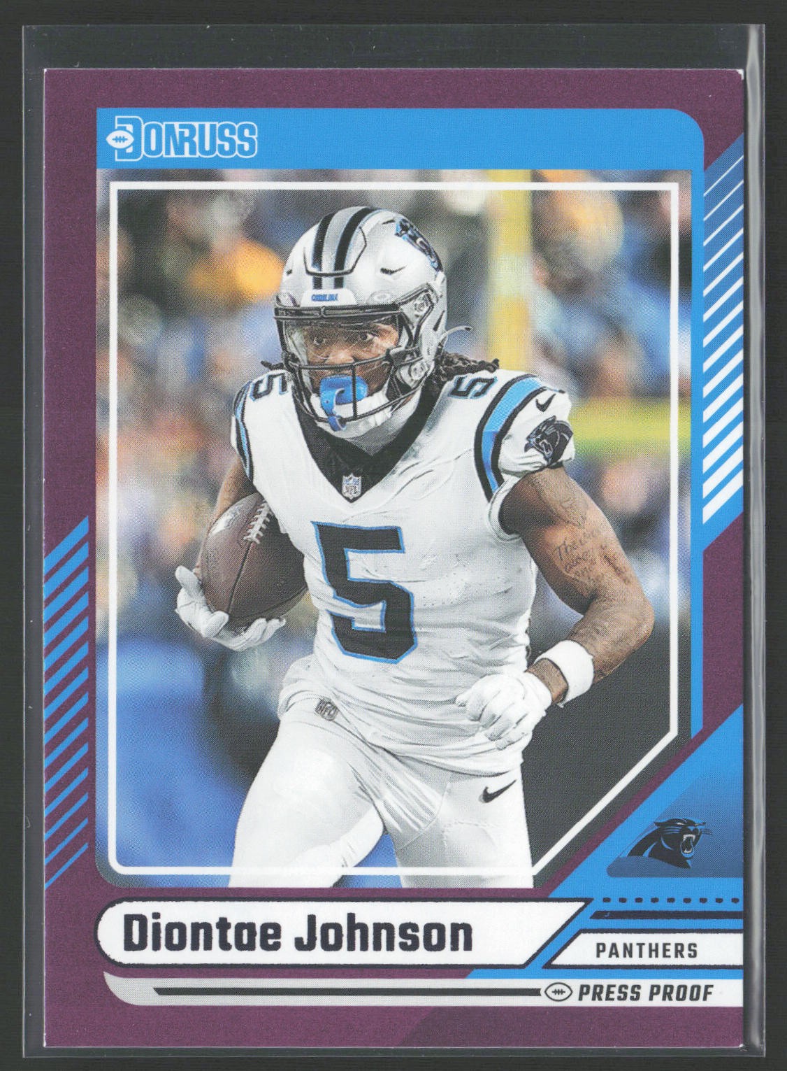 2024 Donruss #58 Diontae Johnson Press Proof Purple