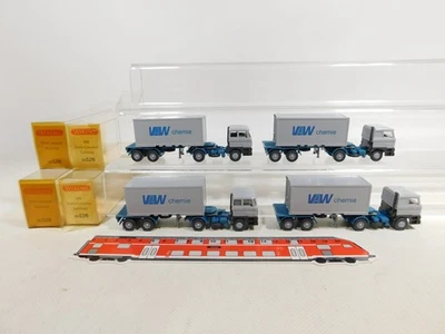 4x Wiking H0 1:87 20 526 Sattelzug Container DAF VAW Chemie TOP+OVP #CY844-0,5 - Bild 1 von 4