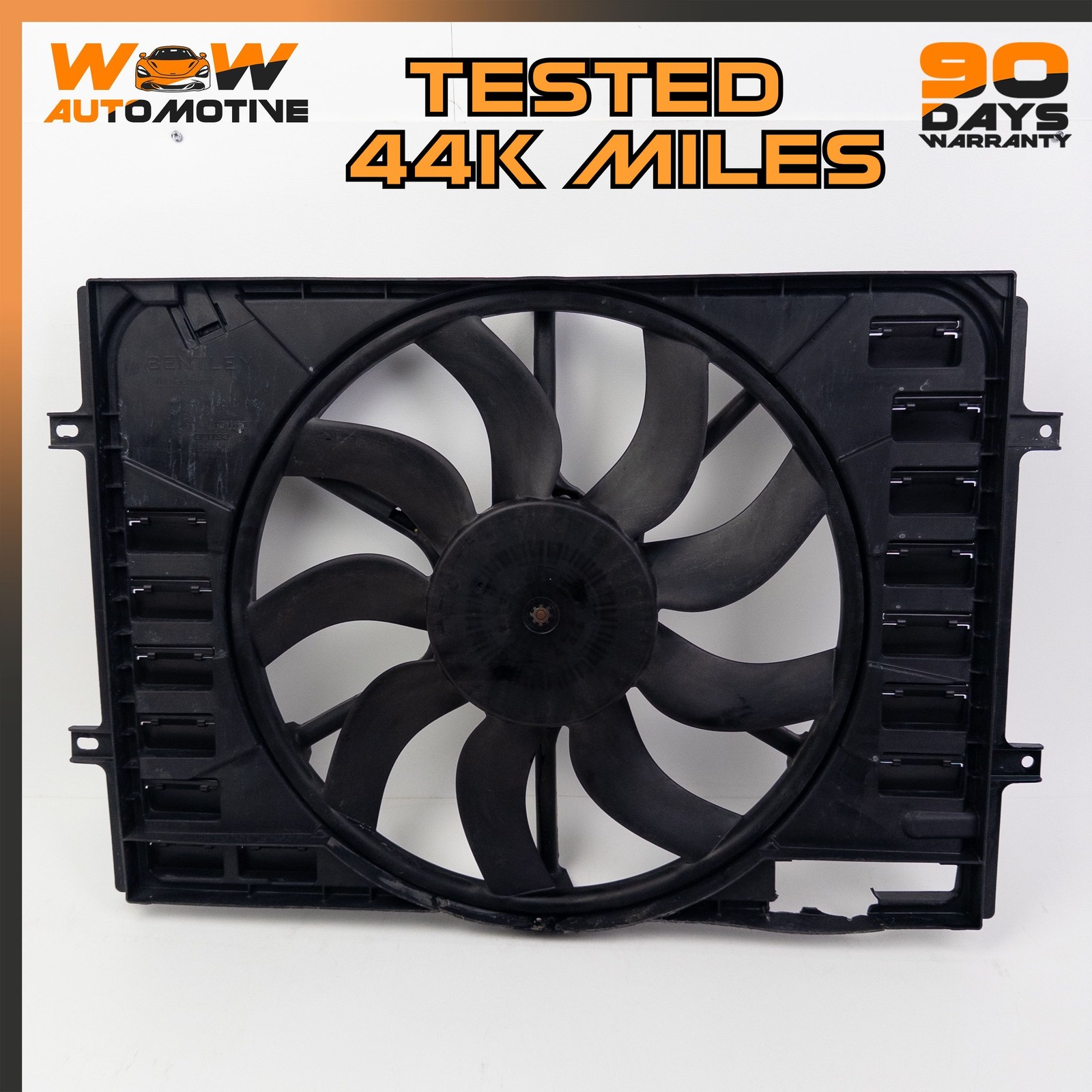 04-19 BENTLEY CONTINENTAL GT FLYING SPUR GTC RADIATOR COOLING FAN MOTOR OEM