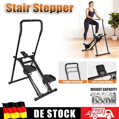 Kompakt Treppenstepper Vertikale Klettermaschine Für Ganzkörpertraining Neu DF