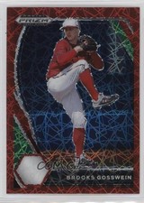 2021 Panini Prizm Draft Picks Red Velocity Prizm Brooks Gosswein #PDP124 0u66