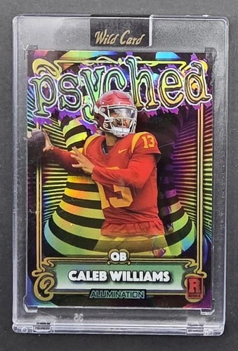 2023 Wild Card Psyched Caleb Williams  /10