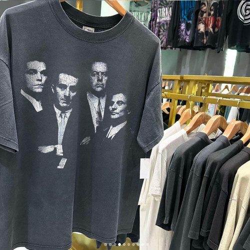 Goodfellas Vintage Faded T-Shirt Black XL
