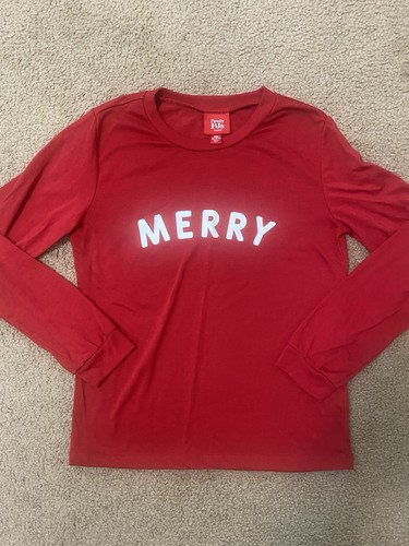 Macys Family PJs Kids Extra Large 14-16 Christmas Pajamas Merry Holiday Jammies - Picture 2 of 11