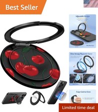 Stylish Magnetic Phone Grip Ring Holder - 360  Rotating for All Smartphones