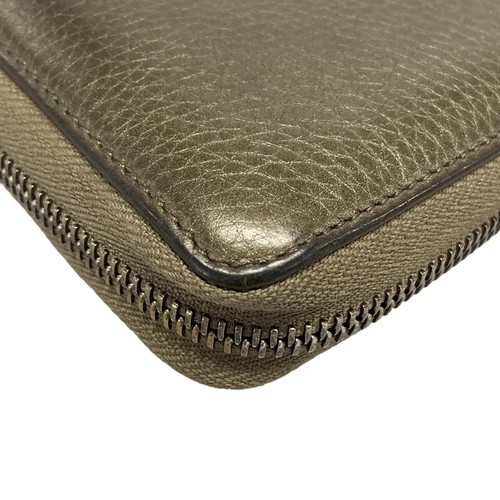 Auth GUCCI Soho 308280 Khaki Leather - Long Wallet - Picture 7 of 10