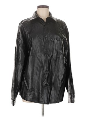 Unbranded Women Black Raincoat M