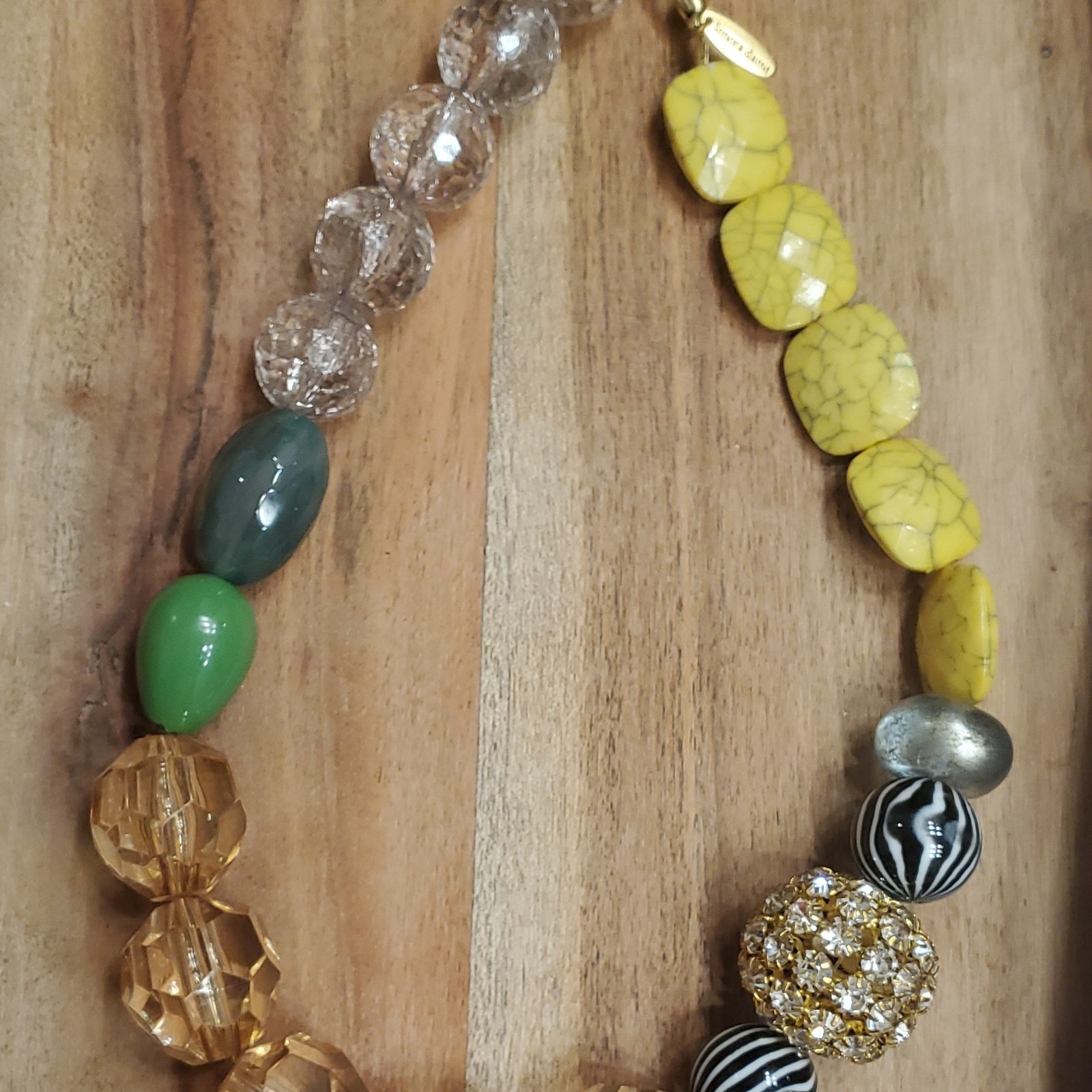 Lenora Dame Statement Multicolor Beaded Crystal R… - image 3