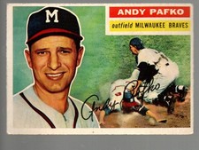 1956 Topps #312 Andy Pafko Excellent