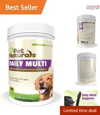 Daily Multivitamin for Dogs - 150 Veggie Chews with 28 Essential Nutrients