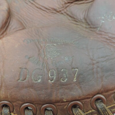 Gant de baseball vintage années 50 DG937 Bobby Adams modèle joueur