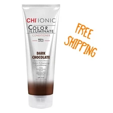 CHI Ionic Color Illuminate Conditioner - Dark Chocolate 8.5 oz deep warm brown