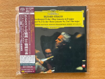 SHM SACD Strauss - Oboenkonzert, Hornk., Berliner P., Karajan UCGG-9064 NEU MINT