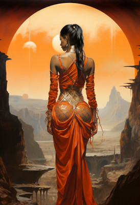 ''Dejah Thoris 11'' 13'' x 19'' Fine Art Print Limited to 20 Hand-Numbered Copies