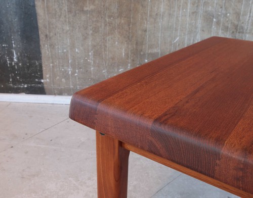 Vintage Niels Bach Teak Couchtisch massiv Danish Coffee Table 70er 70s - Bild 9 von 12