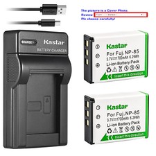 Kastar Battery Slim Charger for Fuji NP-85 BC-85 Fujifilm FinePix SL1000 Camera