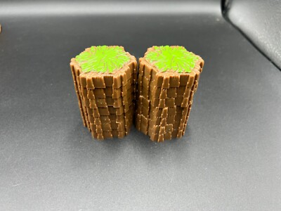 Heroscape Single Hex Tile Grass Terrain Set of 14 Green Replacement Parts