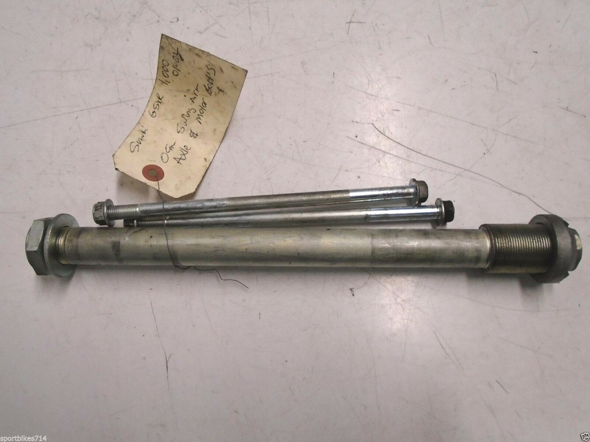 SUZUKI GSXR 1000 2001 2002 OEM SWING ARM PIVOT AXLE AND MOTOR