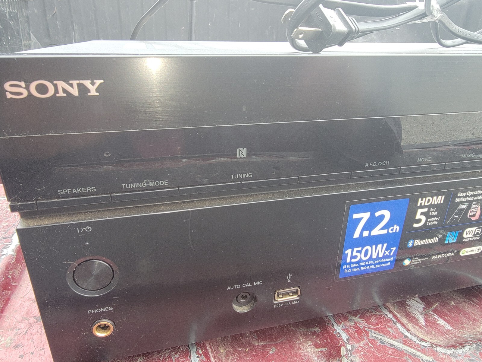 Sony STRDN850 7.2 Channel 4K AV Receiver (Wifi & Bluetooth)