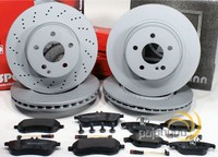 Zimmermann Bremsen 295 Mm + 300 Mm Vorne Hinten FüR Mercedes C Klasse W204 S204