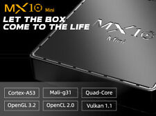 5pcs/lot dhl free MX10 Mini TV Box Android 10 2.4G&5G Dual wifi 4K 60fps BT4.2 