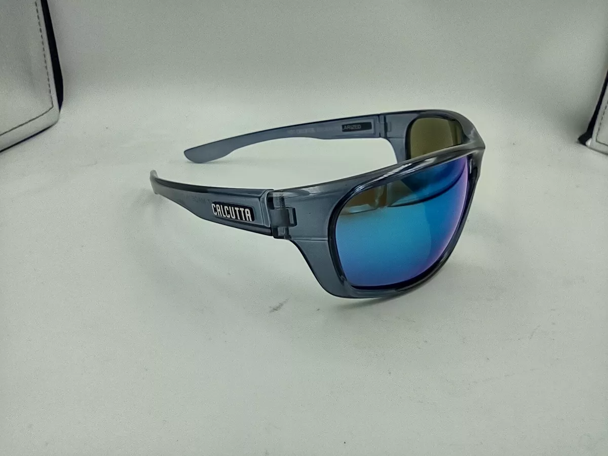 Calcutta Discover Series Exuma Polarized Sunglasses Crystal Smoke/Blue  Mirror