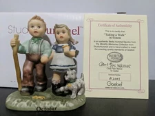 Goebel StudioHummel "Taking a Walk - October" 2006 Porcelain Figurine with COA