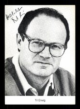 Til Erwig Autograph Card Original Signed # BC 81928