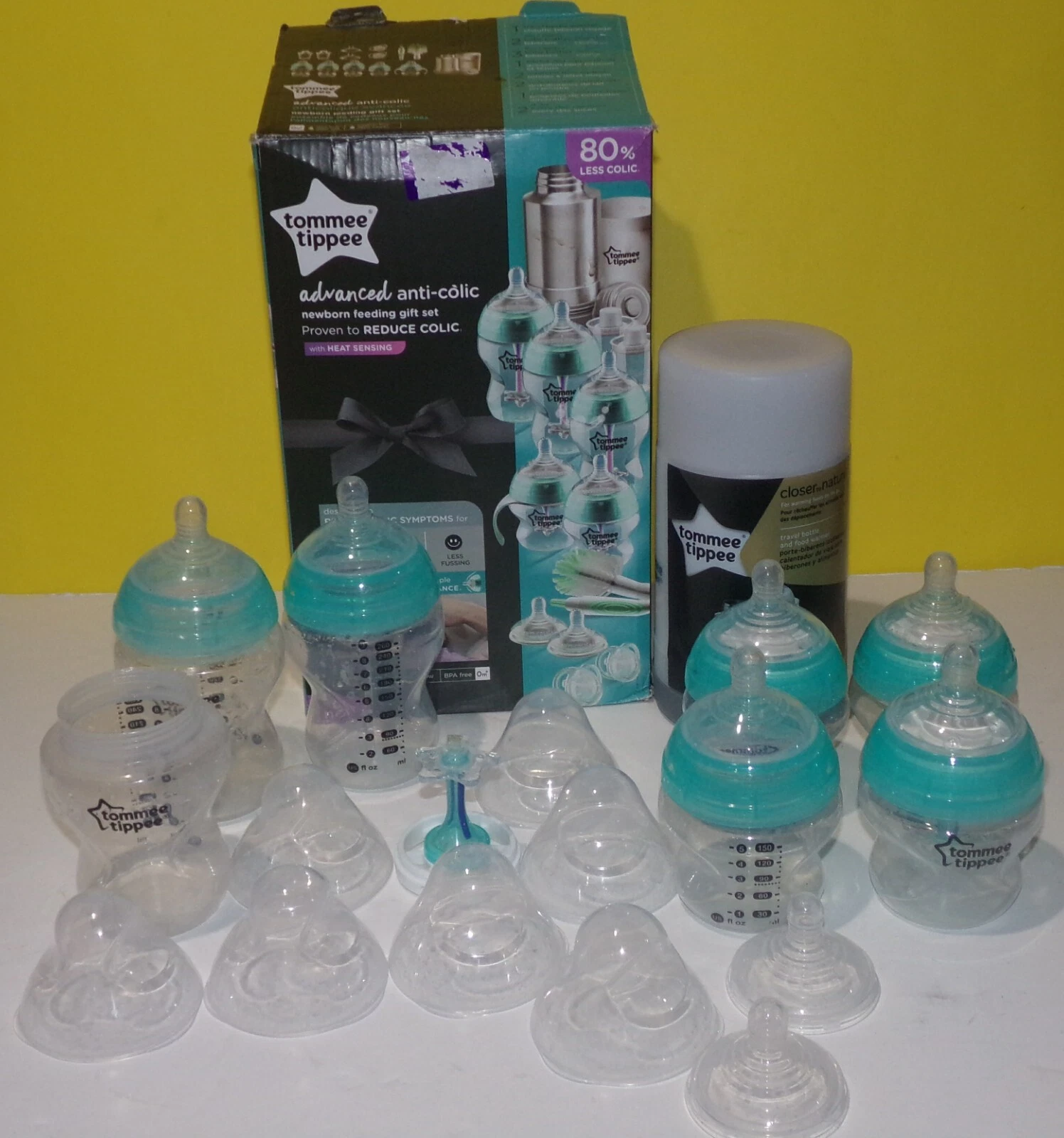 Tommee Tippee Closer to Nature Newborn Baby Essentials Feeding Set w/ Warmer