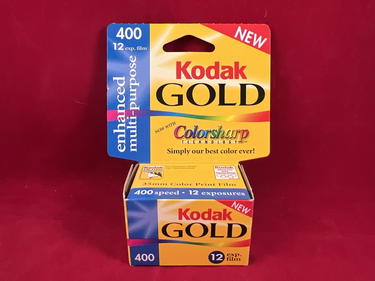 Roll Kodak Gold 400 35mm Film GT 135-12 Exp 2000 & Bonus Gold Max