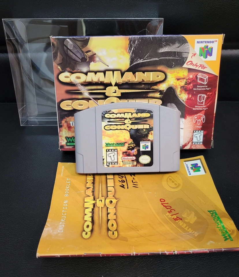 AUTHENTIC Command & Conquer NINTENDO N64 CIB COMPLETE + BOX + INSTRUCTIONS - Image 2 of 4