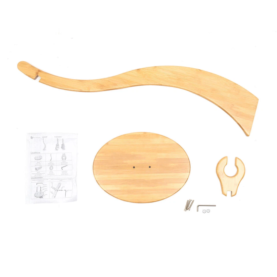 Soporte de guitarra Soporte de piso de guitarra de bambú Soporte de ukelele Soporte de guitarra EE. UU. Foto 2 de 4