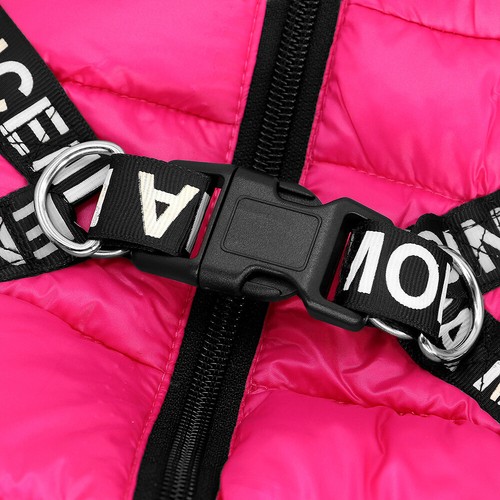 Winter Waterproof Dog Jacket Coat Thickening Warm Puppy Jumpsuit with Harness - Picture 9 of 41