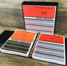 Massey Ferguson MF 135 Tractor Service Parts Manual Repair Shop Catalog Book Set