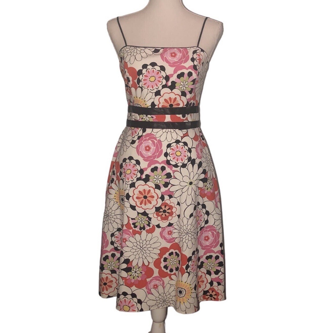english factory sleeveless square-neck a-line mini dress English Factory