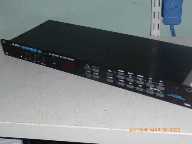 Alesis Midiverb III 16 Bit Simultaneou Multi Effects Alesis Midiverb III 16 Bit Simultaneou Multi Effects
