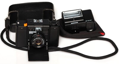 MINOX 35 ML CAMERA & flash MF35 ST with cases MINT 1043 | eBay