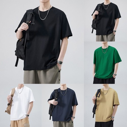 Men's Oversized Active T-Shirt – Cotton Workout Raglan Top With Eye-Catching Design 12 thumbnail image